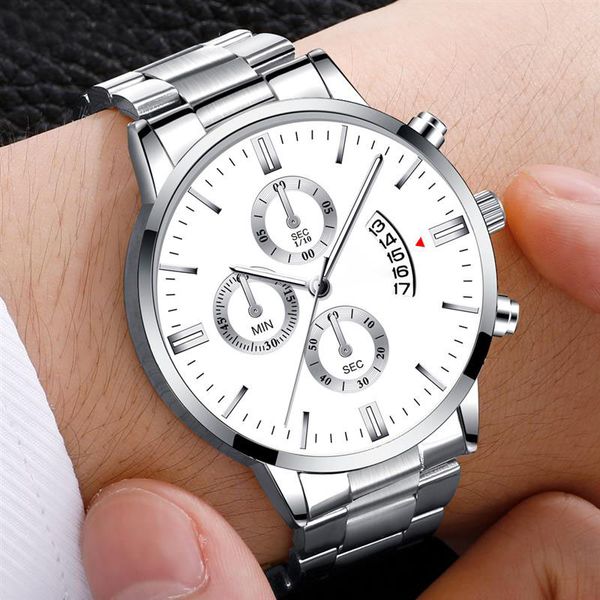 

mens watch montre de luxe ladies quartz watches for men 40mm boutique wristband wristwatches stainless steel woman fashion casual cool, Silver
