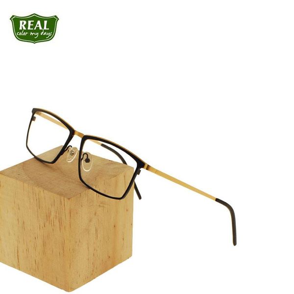 

fashion sunglasses frames arrive men metal optical myopia eyewear, Black