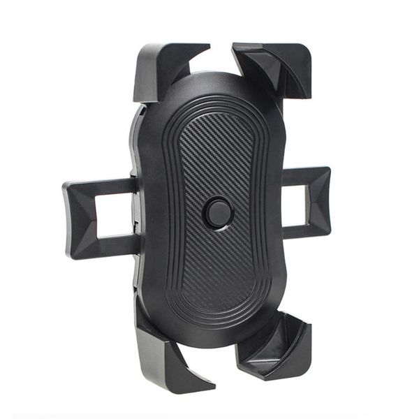 

car & truck racks abs silicone iron frame black road bicycle phone holder motorcycle mobile handlebar stand mount bracket 360 rotation