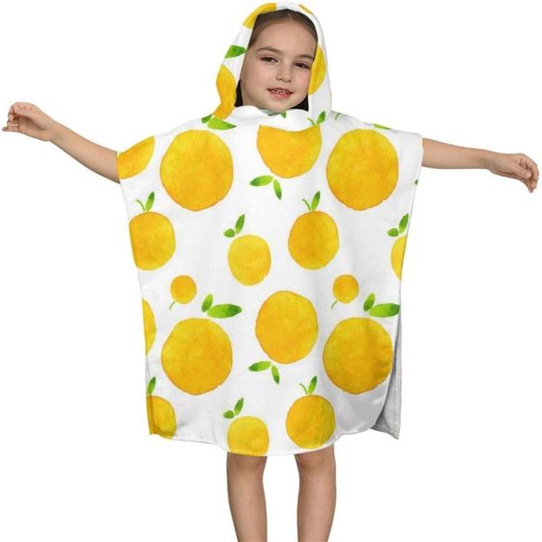 

towel smile sweet cute fruit food kids hooded bath for children