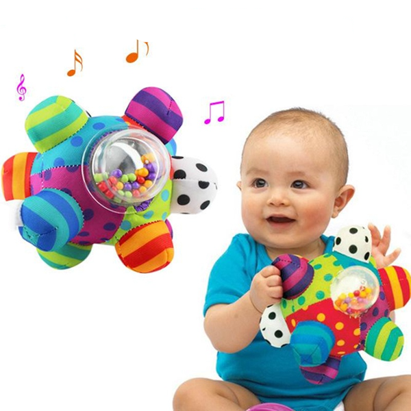 

baby toys fun little loud bell baby ball rattles toy develop baby intelligence grasping toy handbell rattle toys for baby/infant