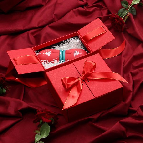 

chocolate gift packing box large red gifts for christmas wedding birthday valentine's day present packaging wrap
