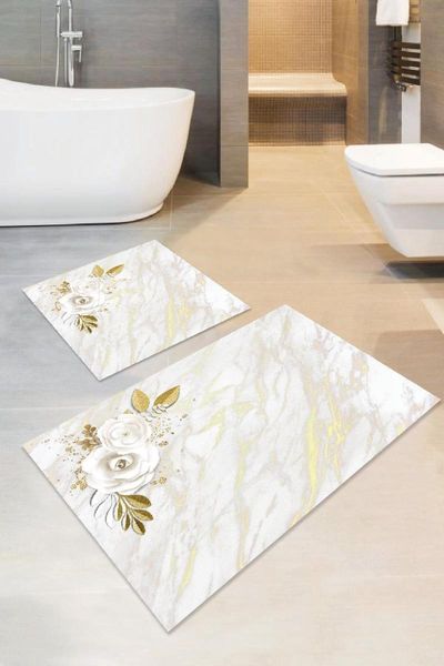

50x80 - 50x50 digital bath mat set for closet 2 bs019 mats