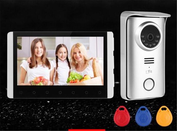 

inch wireless touch screen video door phone support camera phones