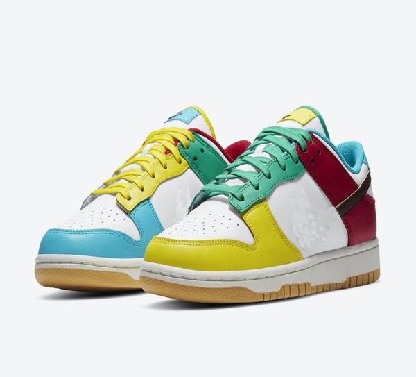 

2021 dunk-low 99 casual shoes white dh0952-001 for sale gs dark chocolate copa pink foamstore sports shoe with box size 36-45