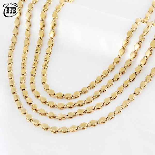 

chains fashion classic gold drop shaped smooth face women's necklace muslim islamic jewelry holiday gift wholesale various size options, Silver