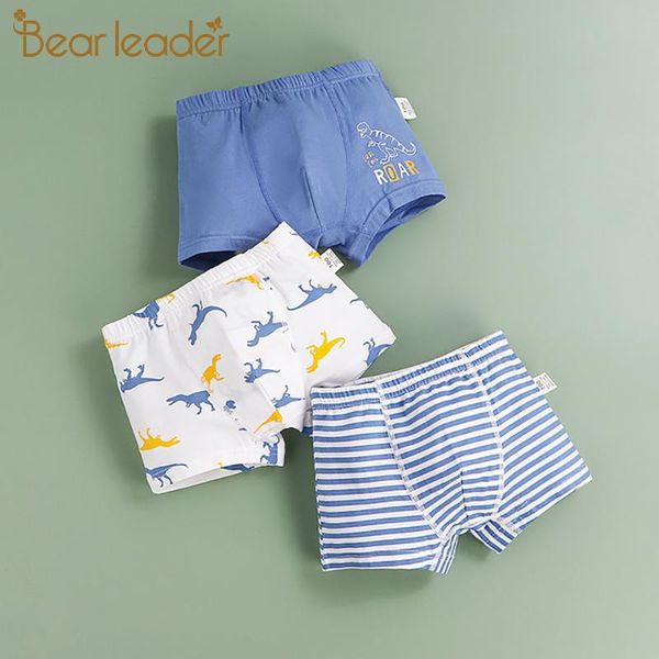 

bear leader baby boys cartoon cute print panties fashion teenager boy soft cotton underwears children clothing for 3-8y 3pcs, Camo