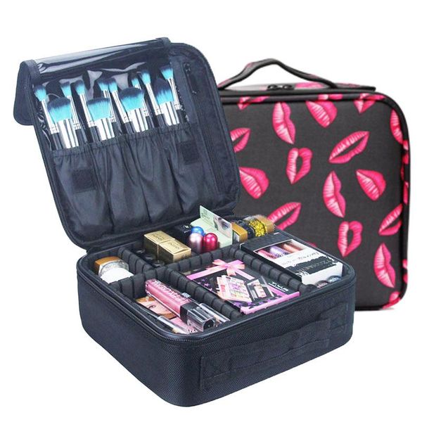 

cosmetic bags & cases case fashion womens bag large capacity portable storage box makeup
