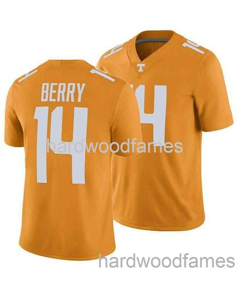 Volunt￡rios personalizados do Tennessee Eric Berry #14 NCAA Jersey costurar￡ homens Jersey de futebol juvenil Mulheres Jersey XS-5xl