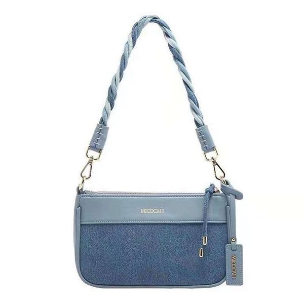 

evening bags women shoulder bag fashion 2021 pu leather oxford cloth stitching handbag designer casual retro woman chain messenger