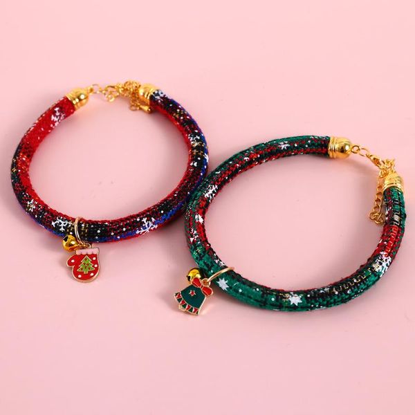 

cat collars & leads christmas collar necklace princess cute adjustable cats bowtie bells gloves kitten pendant pet accessories
