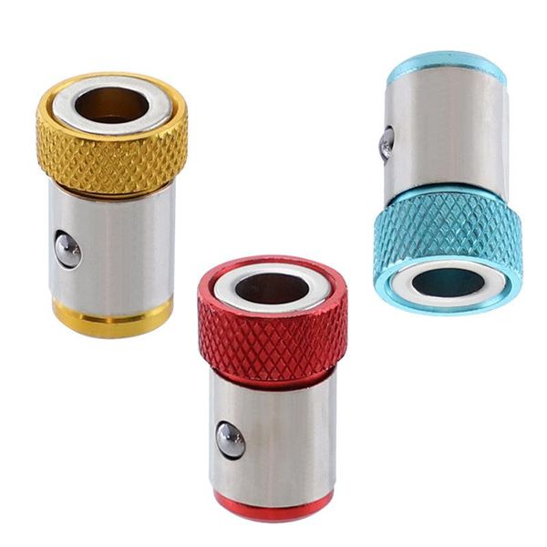 

hand tools universal 6.35mm screwdriver alloy anti-corrosion strong magnetic ring removable magnet hex drill bit