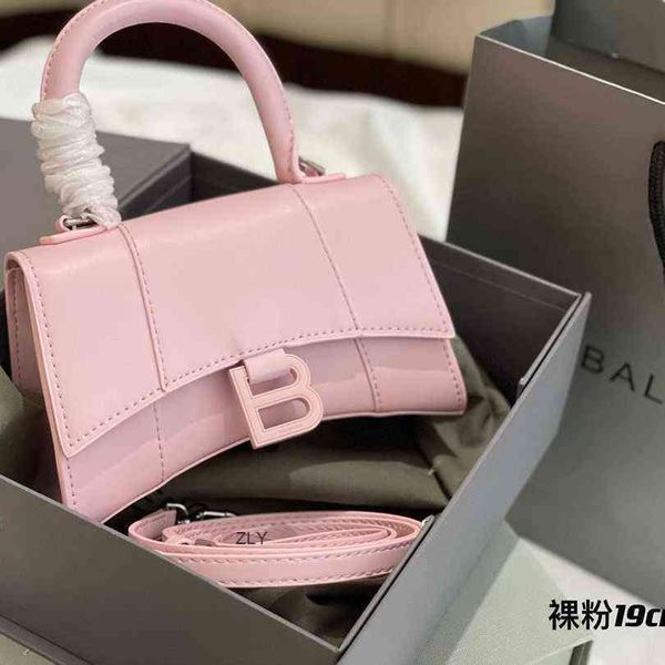 

[a mao family]leather women's 2021 net red new versatile small crowd trend cross carrying portable hourglass zly bags