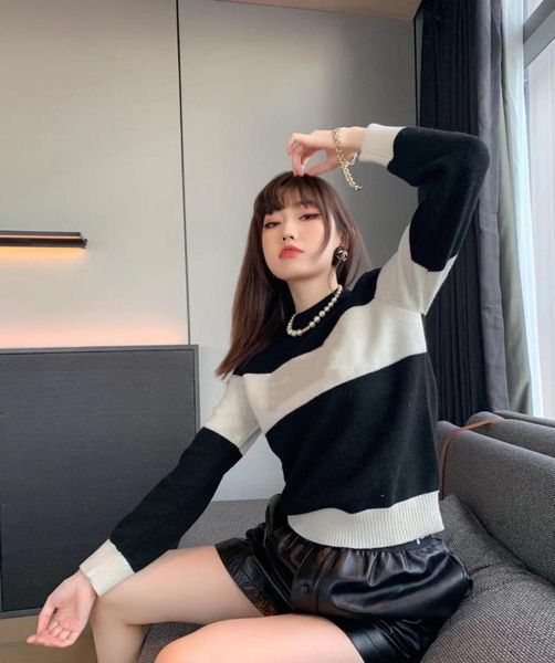 

women's sweaters autumn fashion clothing classic and winter basic round neck cotton hooded loose fit, White;black