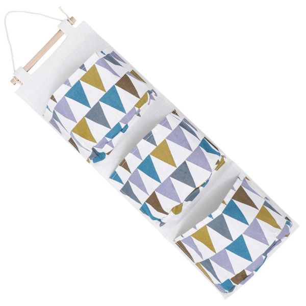 

storage boxes & bins 1 set linen cotton wall hanging bags door closet