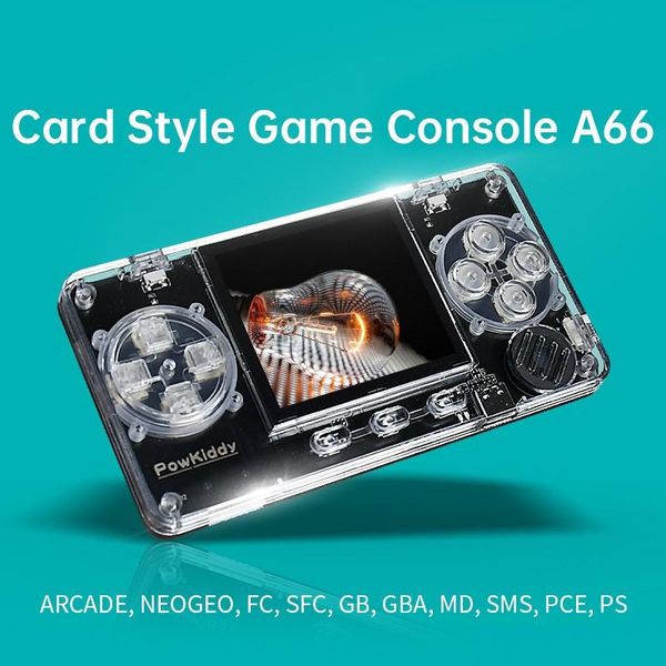 

retro mini handheld transparent game console 2.0 inch color lcd 15000 support save and load function controllers & joysticks