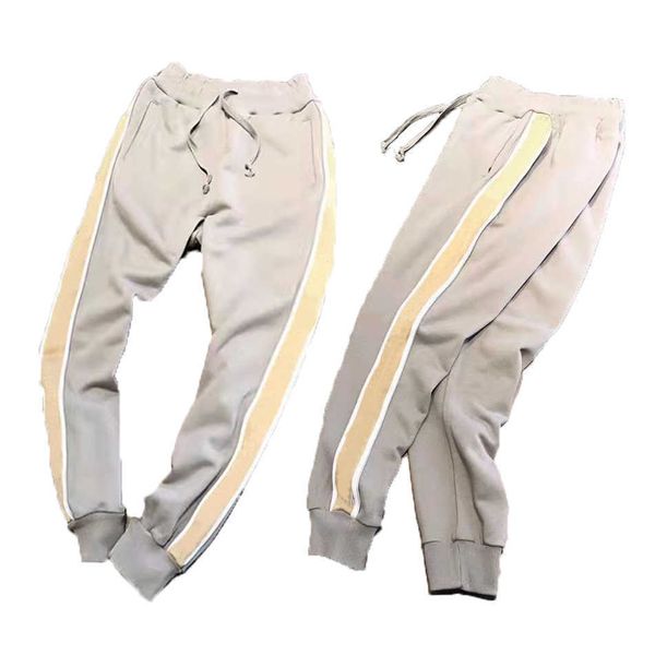 

mens designer pants streetwear asian fashion splicing casual sweatpants women pant luxury street style, Black