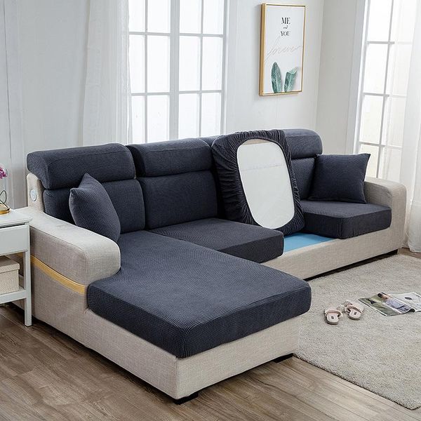 

chair covers living room sofa cushion cover elastic all-inclusive four seasons universal non-slip corner 1/2/3/4 seat