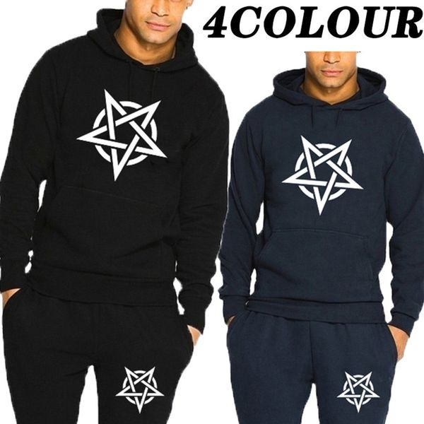 

men's hoodie satan , 4-color sportswear, autumn and winter, novelty, White;black