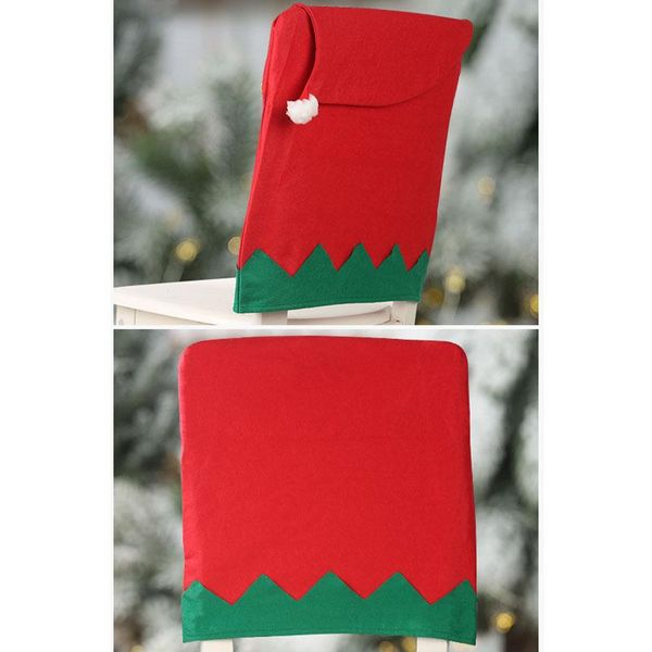 

chair back cover christmas dinner table party restaurant decor nonwoven covers