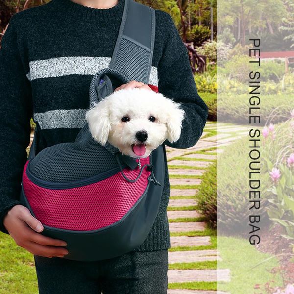 

dog car seat covers pet carrier cat puppy sling front mesh travel tote shoulder bag backpack silicone bowl drop