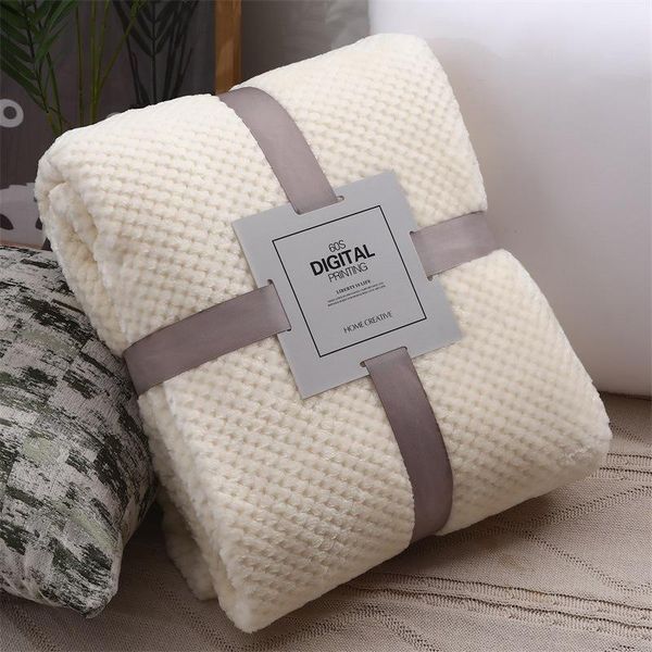 

blankets winter soft warm thick coral fleece merbau grid blanket decorative sheet bedspread on the bed sofa throw flannel cover