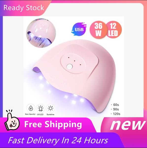 

nail dryers 36w uv led lamp usb dryer gel for machine curing auto sensing timer