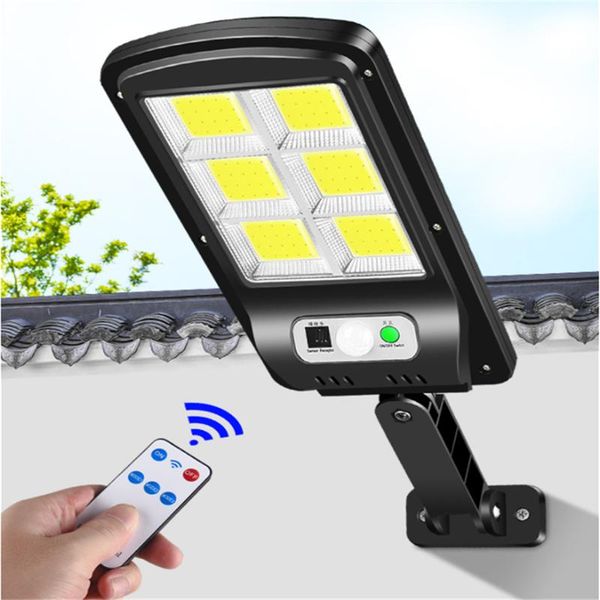 

solar lamps spotlights motion sensor wall light led outdoor street lamp with remote control waterproof garden