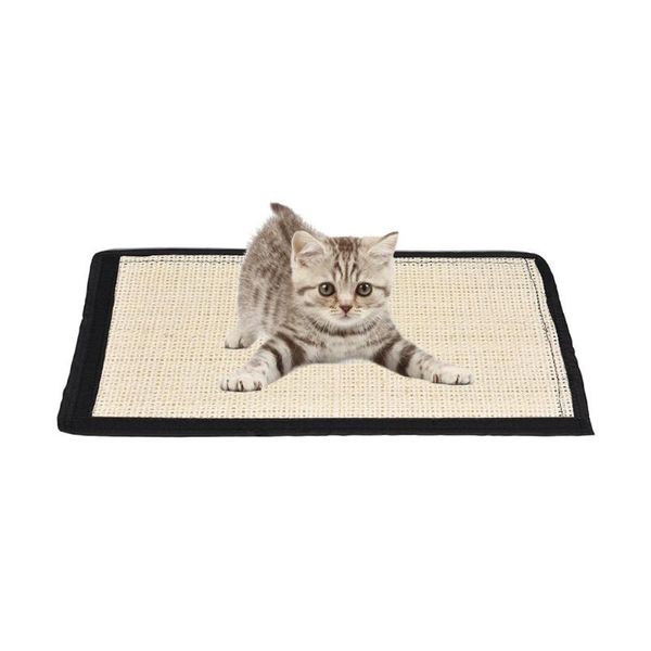

cat beds & furniture pet scratch guard mat sisal pad cats scratching post kitten grinding claw scratcher sofa protector supplie