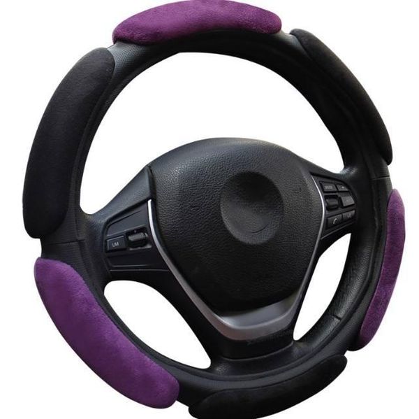 

steering wheel covers 3d suede plush winter luxury truck cover for car bus