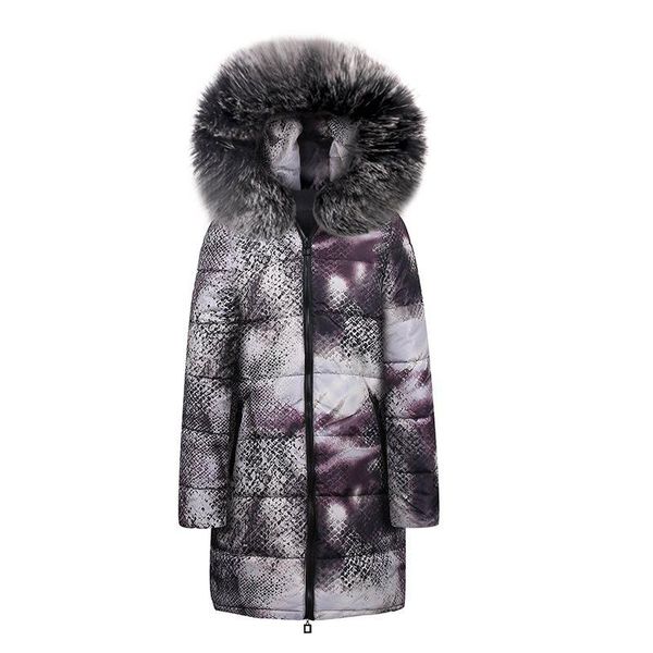 

women's trench coats casual winter jackets fur blue plus size womens parka slim print long outwears gray 2021 warm female high street o, Tan;black