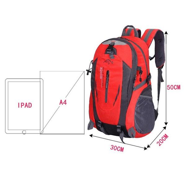 

outdoor bags 2021 40l bag sports travel mountaineering backpack camping hiking trekking rucksack waterproof bike shoulder