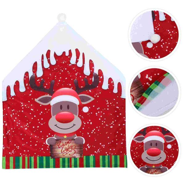 

chair covers 1pc cover christmas backseat pattern decorative back