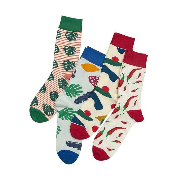 

men's socks autumn and winter skateboard sock man fashion designer, Black