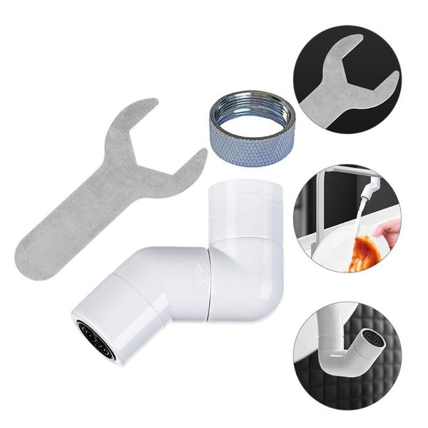 Mutfak muslukları 1 set lavabo havalandırıcı 720 derecelik büyük açılı döner filtre