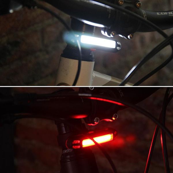 

bicycle tail light waterproof usb charging mountain bike led warning sec88 lights