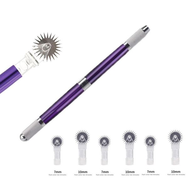 

tattoo guns kits tebori microblading pen for permanent makeup machine manual eyebrow hand tool kit 3 in 1 with 5pcs roller needle