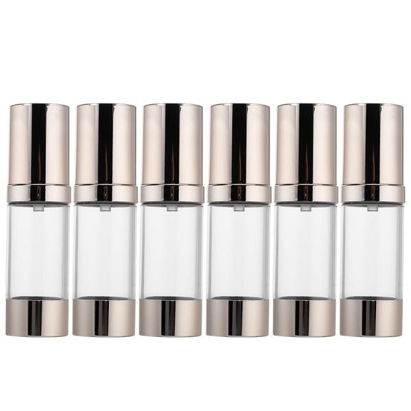 

storage bottles & jars 6pcs pump dispenser airless makeup containers cosmetics holder