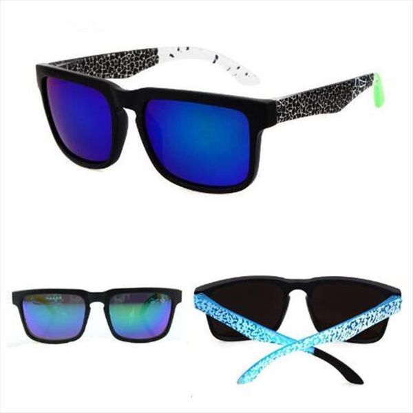 

ken block sunglasses men brand designer sun glasses reflective coating square spied for women rectangle eyewear gafas de sol, White;black