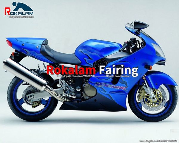 Für Kawasaki Ninja ZX 12R 00 01 ZX12R Blau 2000 2001 Verkleidung 2000 ZX-12R Motorrad Moto Bike Verkleidungen (spritzguss)