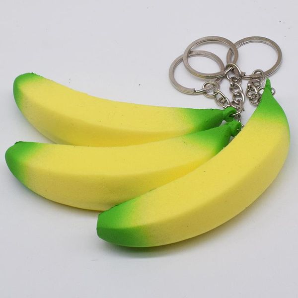 

party masks squishy antistress banana keychain toys for children slow rising squichy toy 2021 gadgets stress relief entertainment props
