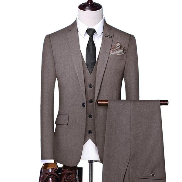 

men's suits & blazers slim fit men business casual dress jacket vest, White;black