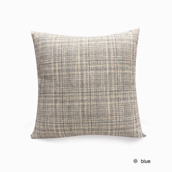 

cushion/decorative pillow solid linen sofa waist cushion cover 45x45cm throw pillowcase office home decor case cojine living room