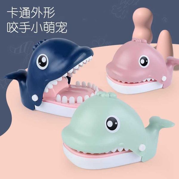 

children's s large bite fingers big mouth tooth extraction whale bar game creativity whole person toy