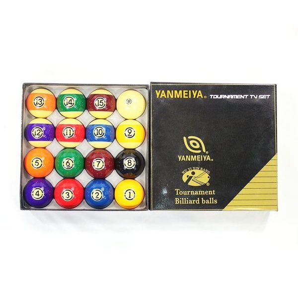 

premium 57.2mm tournament tv set billiard pool ball 16pcs for sale balls