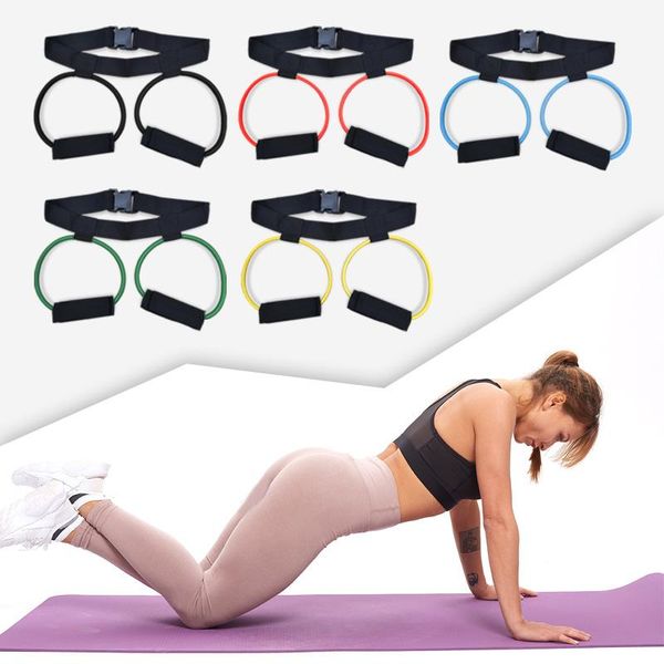 

fitness women booty bands adjustable waist belt pedal exerciser for body building workout resistance