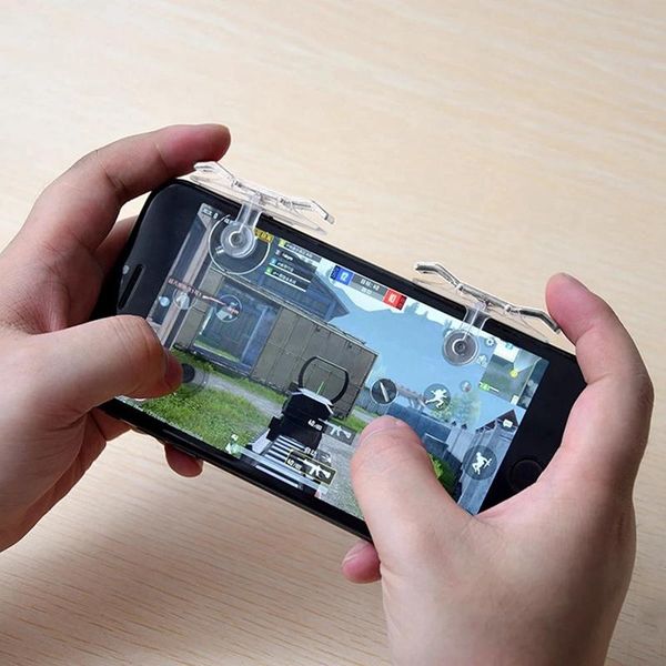

2pcs metal gamepad mobile trigger control smartphone controller for android game controllers & joysticks