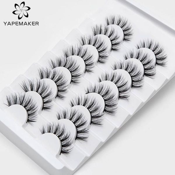 

mink false eyelashes natural long fluffy dramatic fake lashes handmade without cruel eyelash makeup extension tools1