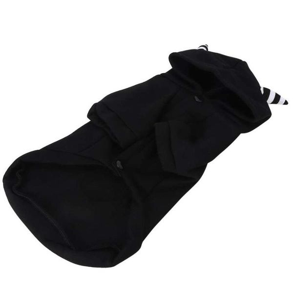 

dog apparel funny halloween pet hoodie costume luminous devil printing outfit