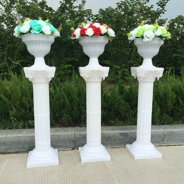 

party decoration 2pcs plastic roman column fashion wedding props decorative white pillars pots road cited welcome area decor flower ball